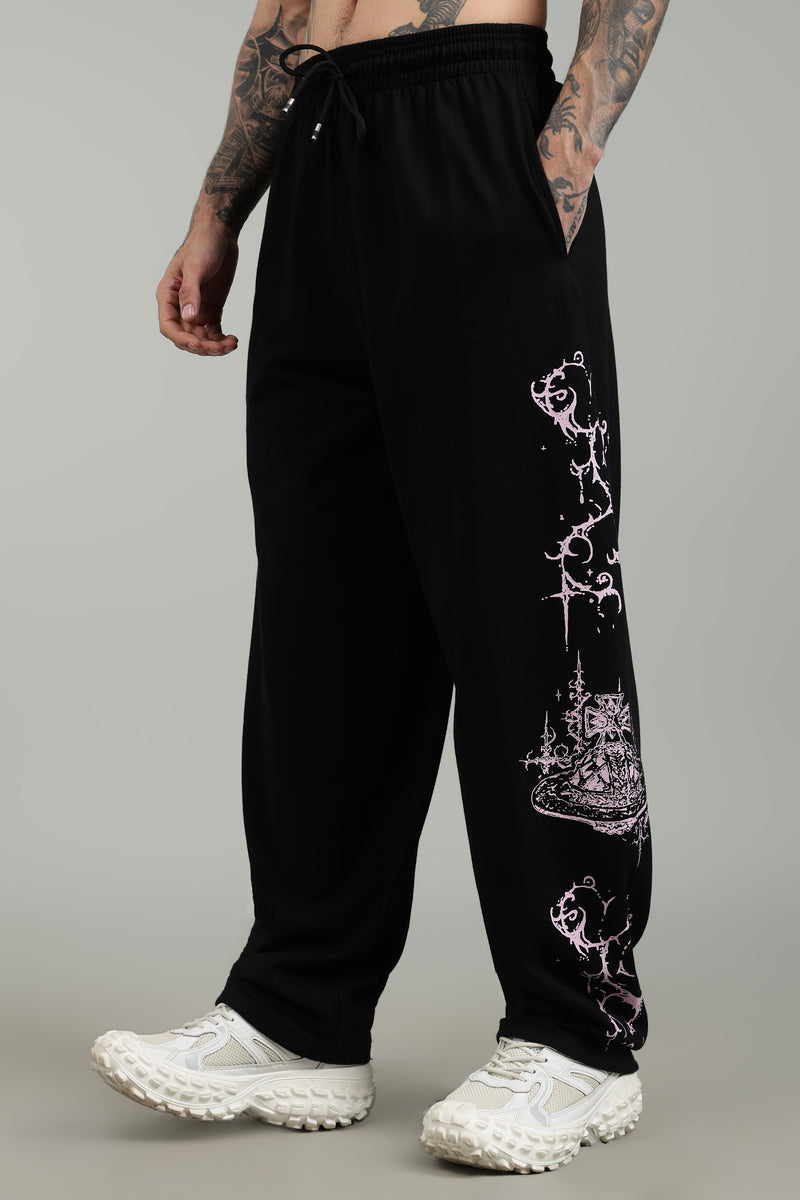 Men's Divinity cotton joggers with relaxed athletic fit design ifm
