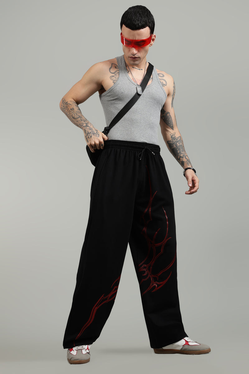 Men's Lava Flow Black joggers for everyday comfort ifm