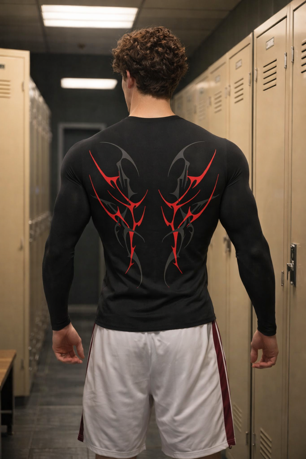 Image of Hellfire Compression Tshirt Full Sleeve