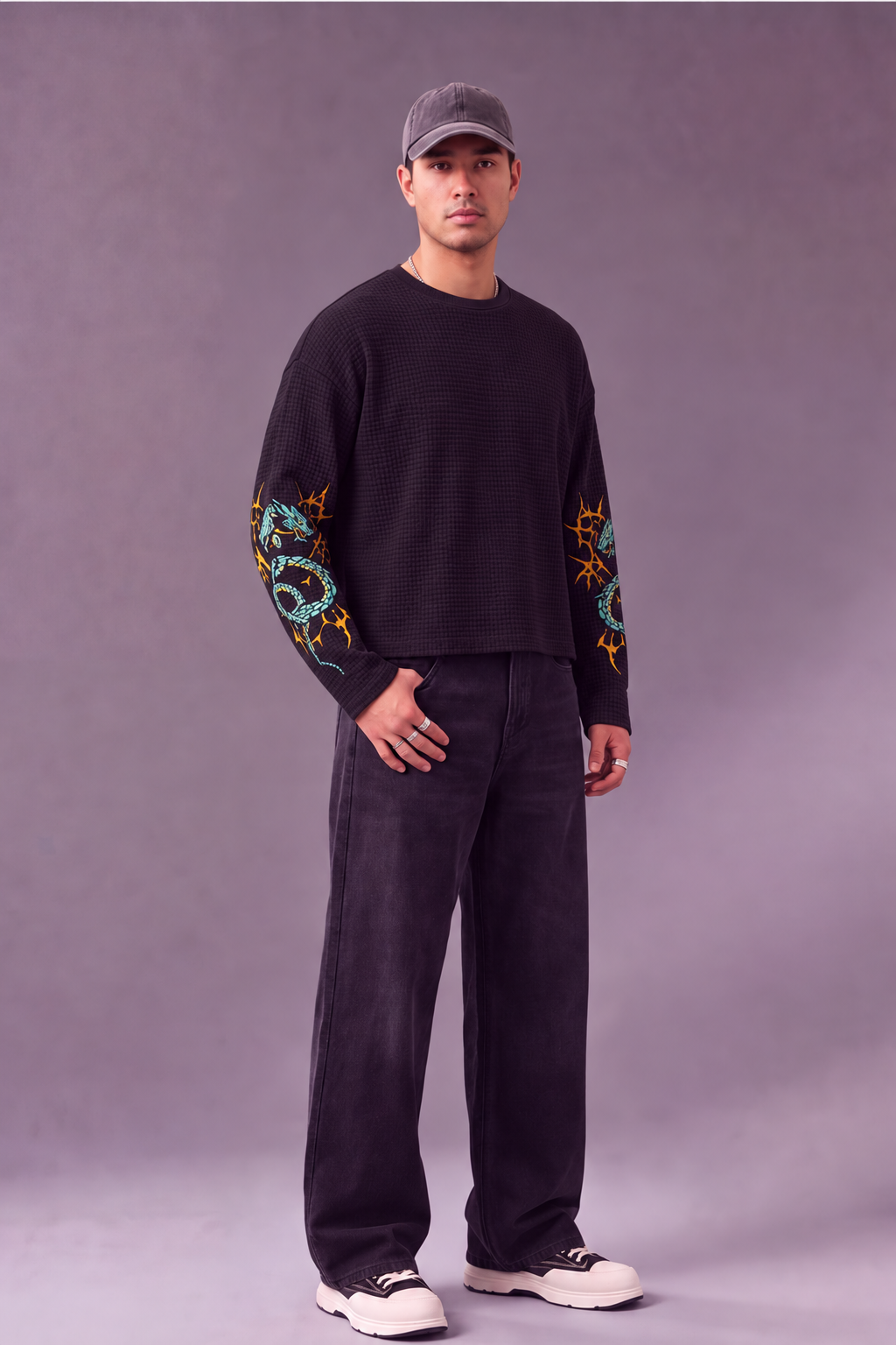 Image of Shenron Waffle T-Shirt