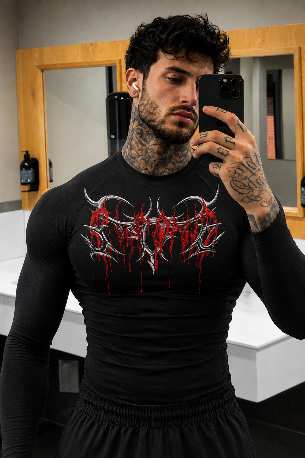 Image of Bloodline Compression Tshirt Full Sleeve