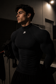 High Neck Compression Tshirt Full Sleeve