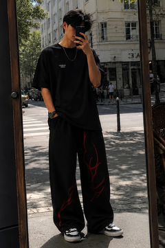 Lava Flow Unisex Joggers - Black