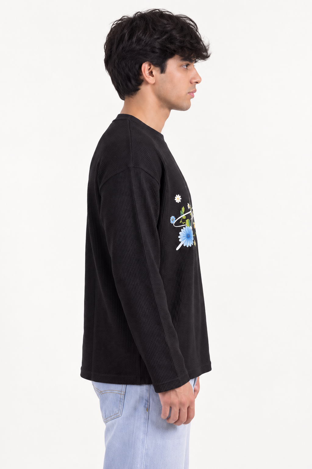Image of Blooming Vine Waffle T-Shirt