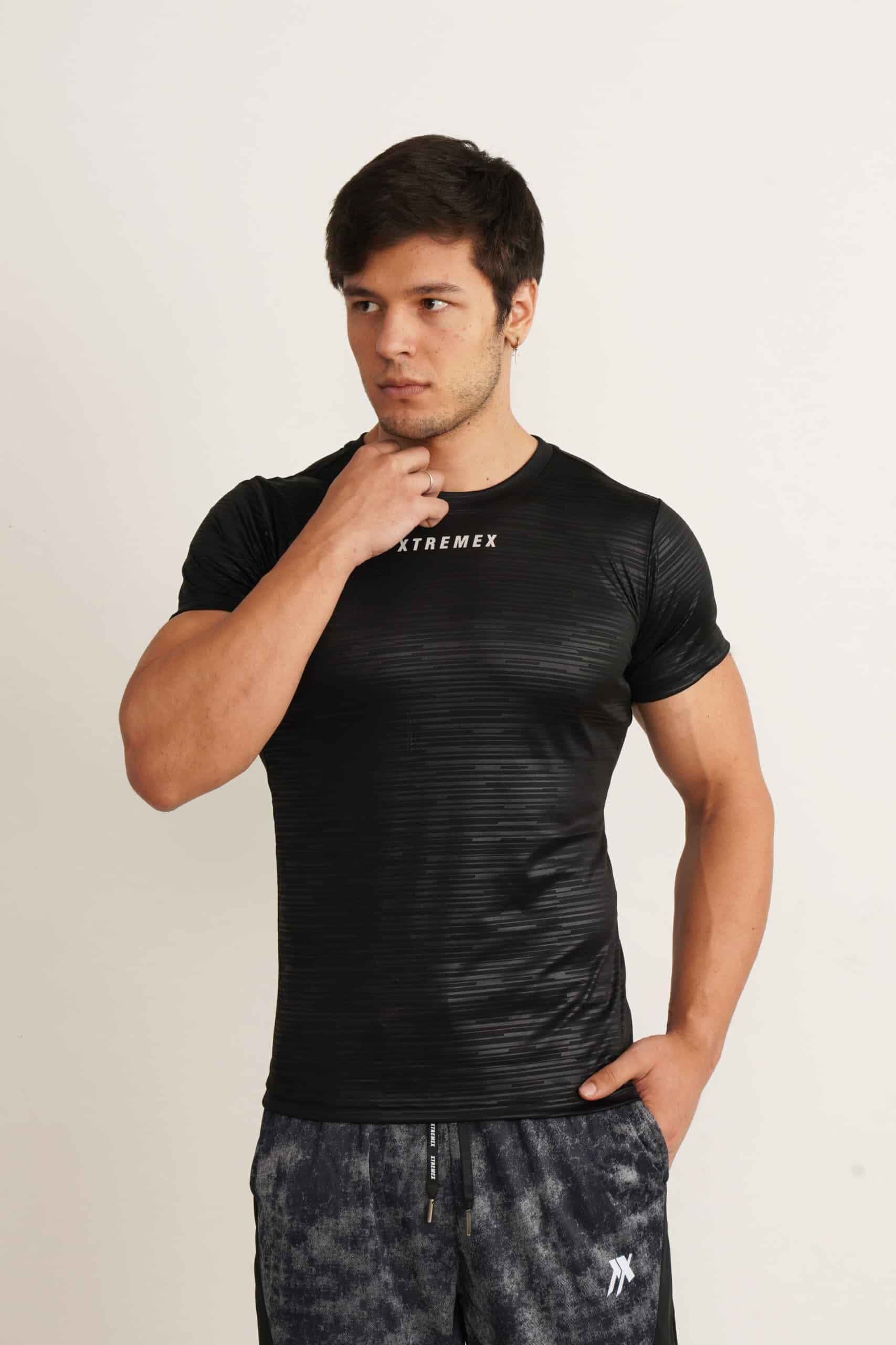 Image of Striped Slim Fit Tshirt