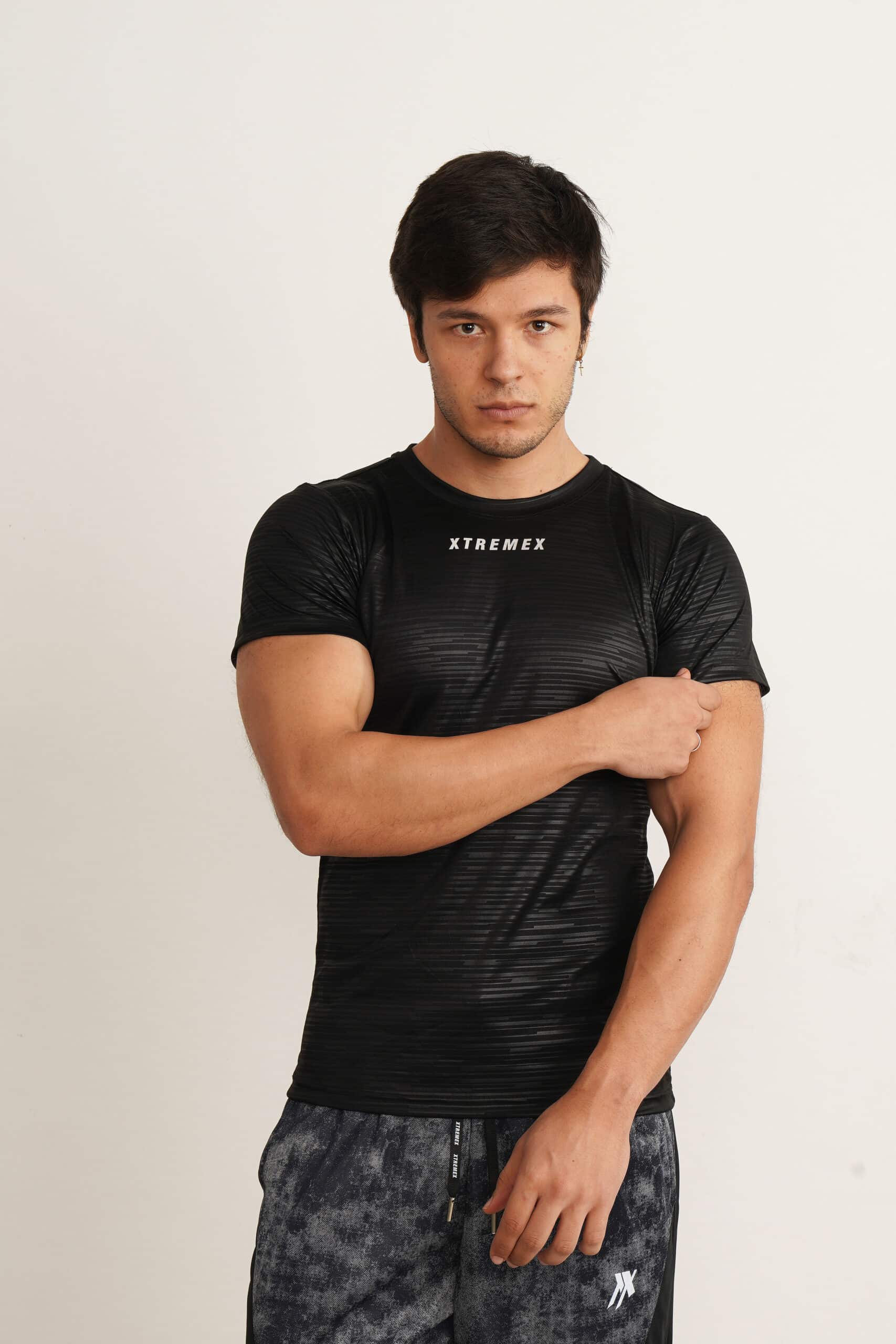 Image of Striped Slim Fit Tshirt