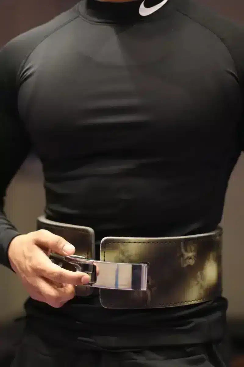 Image of XTREMEX POWERLIFTING 13MM LEVER BELT - BLACK