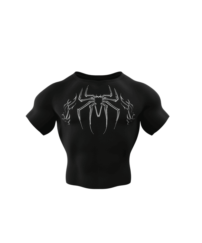Spider Compression 2.0 fitness training compression tshirt