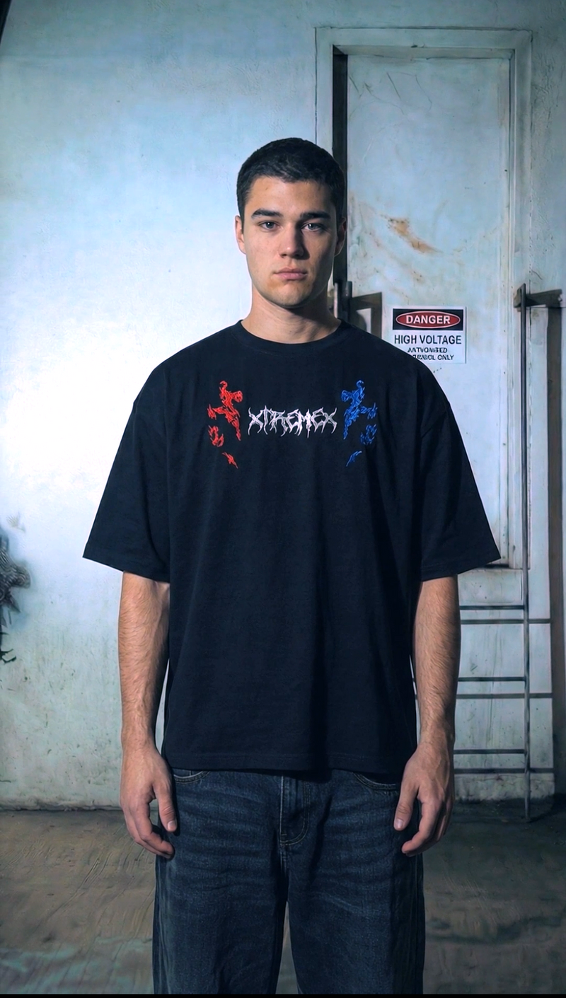 Hydra Clash Men's  oversized graphic tee with premium cotton ifm