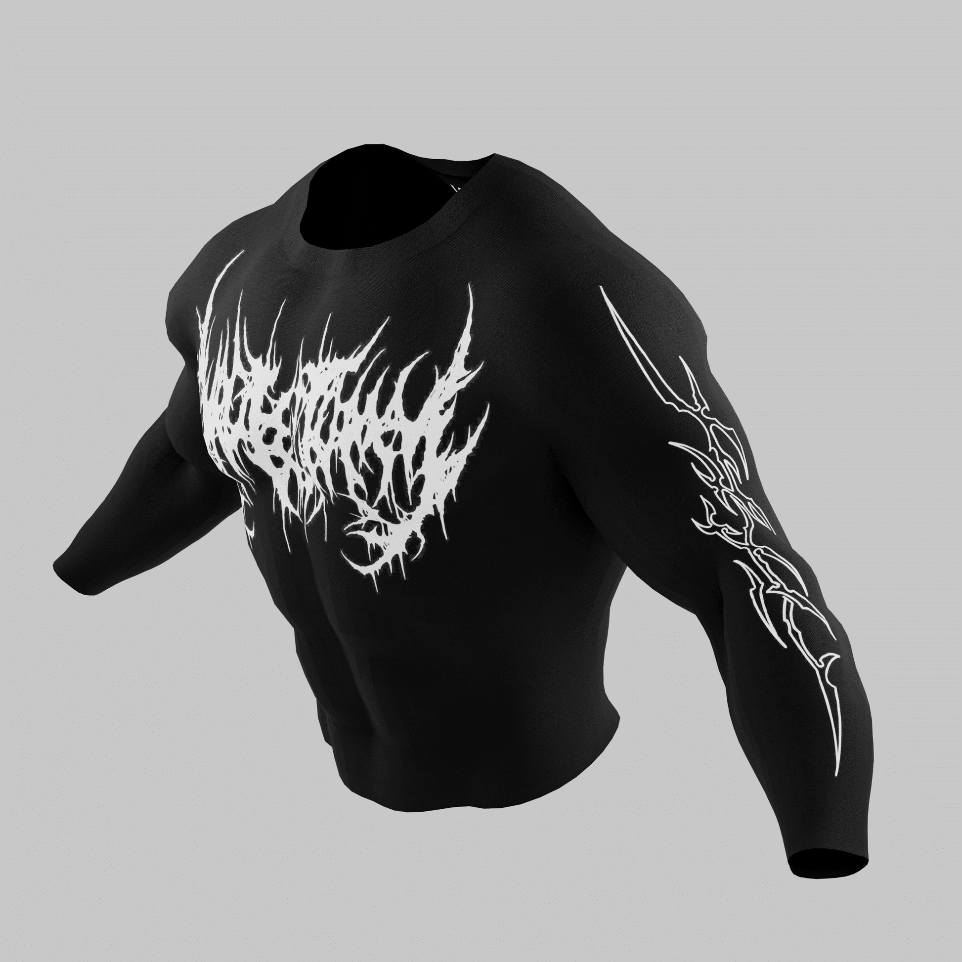 Villain Compression Tshirt Full Sleeve