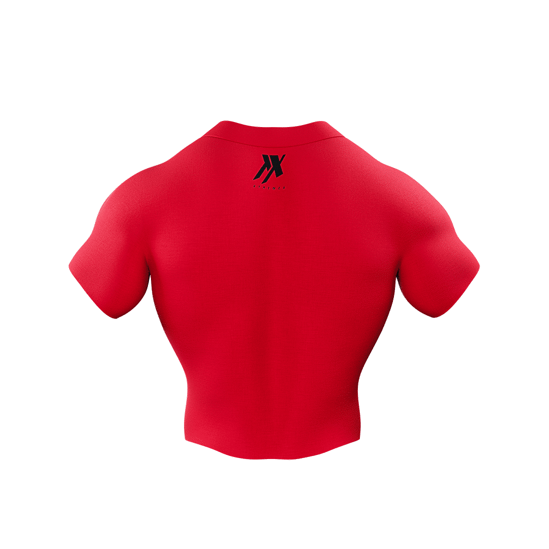 Image of Venom High Neck Compression Tshirt Half Sleeve