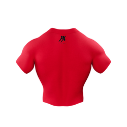 Image of Venom High Neck Compression Tshirt Half Sleeve