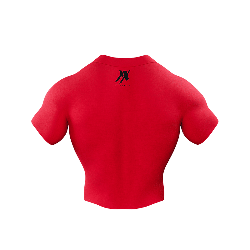 Venom High Neck Compression Tshirt Half Sleeve