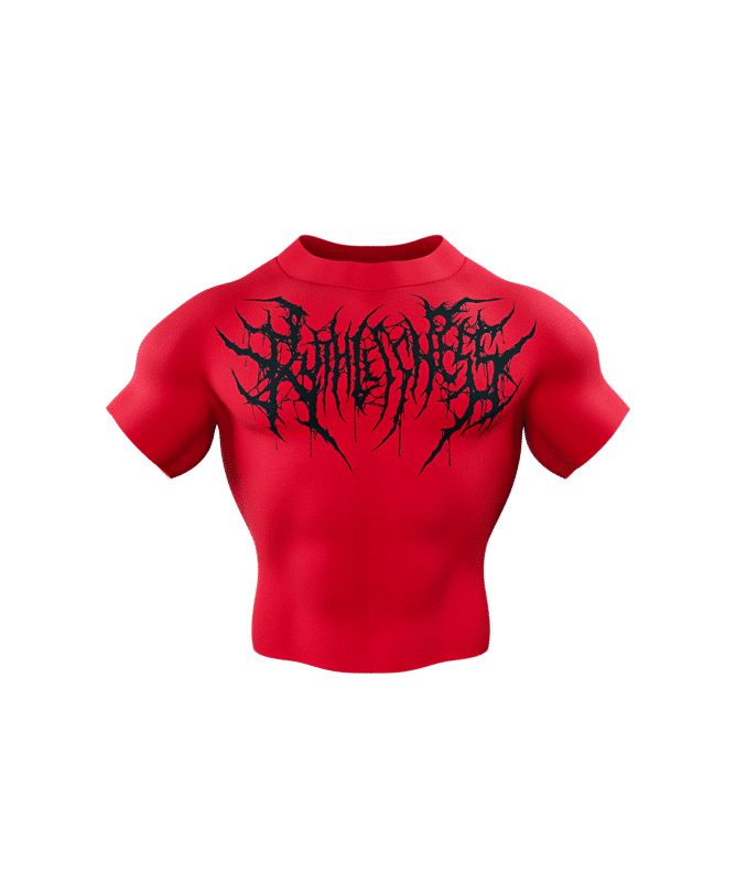 Image of Venom High Neck Compression Tshirt Half Sleeve