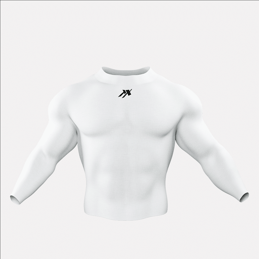 High Neck Compression Tshirt Full Sleeve