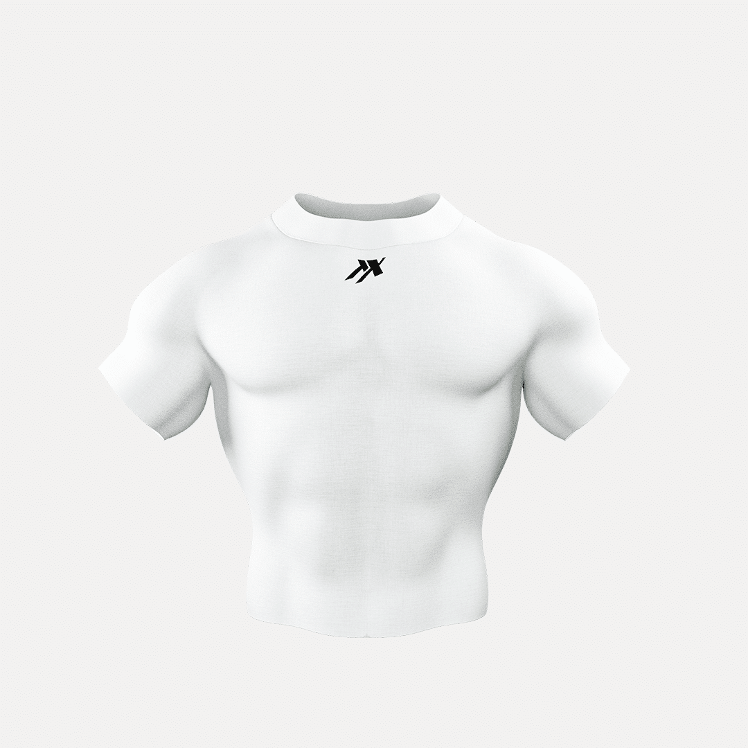 Image of High Neck Compression Tshirt Half Sleeve