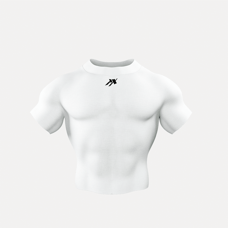 High Neck Compression Tshirt Half Sleeve