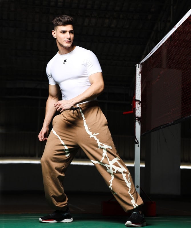 Xtend Unisex Summer Joggers Brown