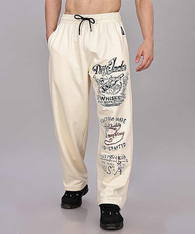 Inked premium cotton unisex joggers with loose fit