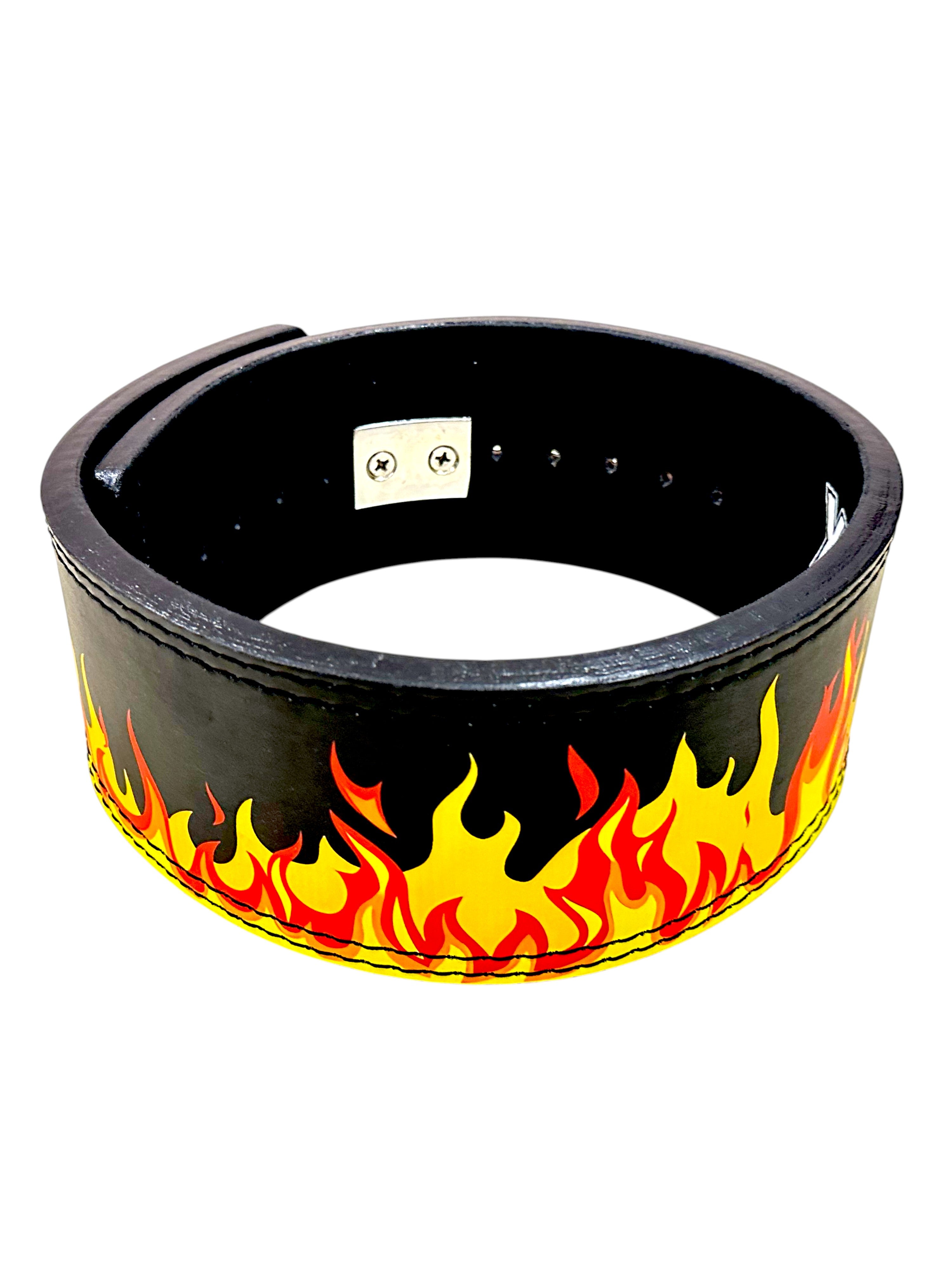 Image of XTREMEX POWERLIFTING 13MM LEVER BELT - FLAME BLACK