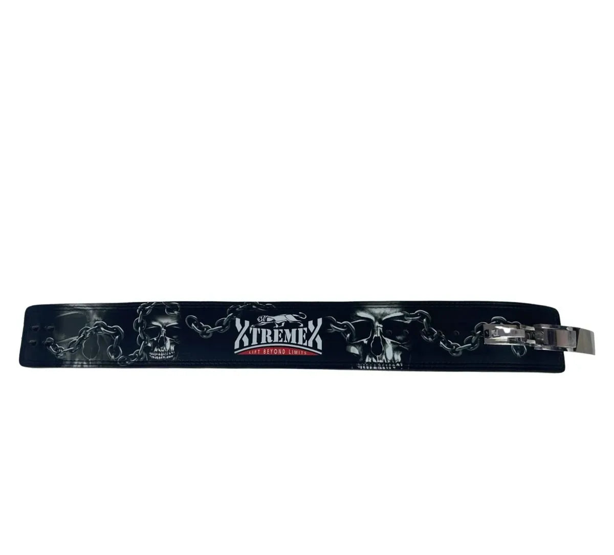 Image of XTREMEX POWERLIFTING 13MM LEVER BELT - IRON SKULL