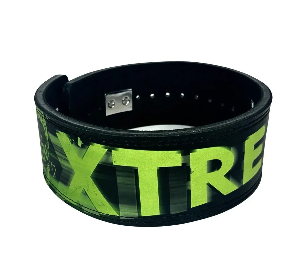 Image of XTREMEX POWERLIFTING 13MM LEVER BELT - GREEN REAPER