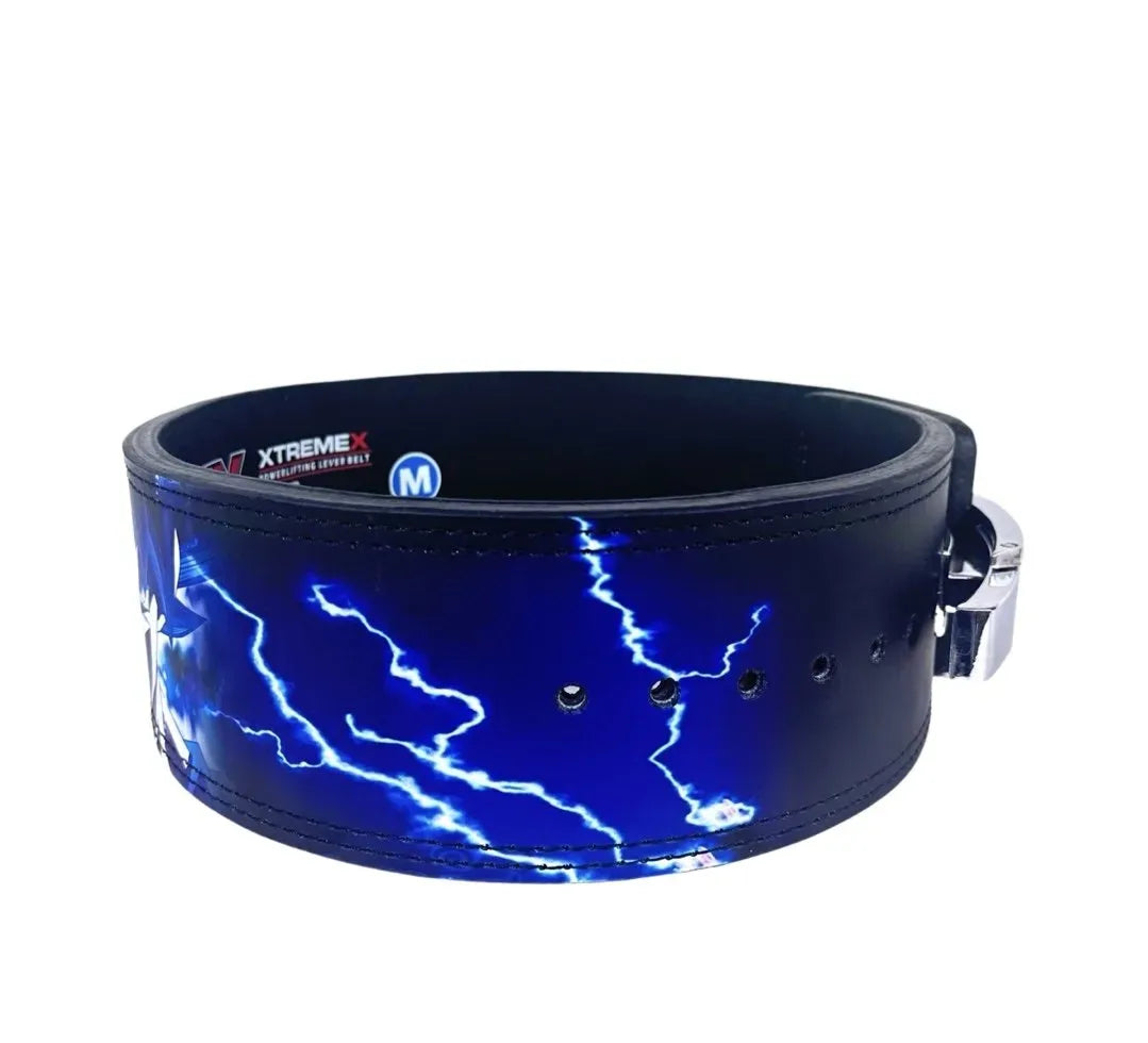 XTREMEX POWERLIFTING 13MM LEVER BELT - DB THUNDER