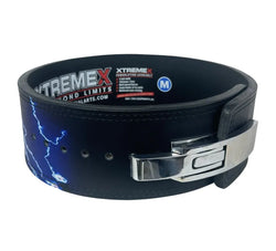 Image of XTREMEX POWERLIFTING 13MM LEVER BELT - DB THUNDER
