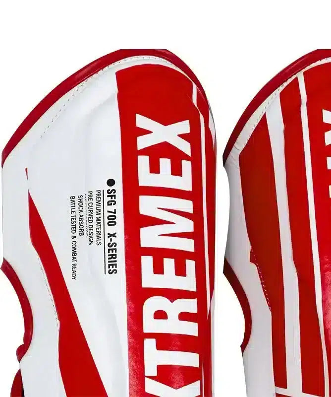 X-SERIES SHIN INSTEP GUARD RED