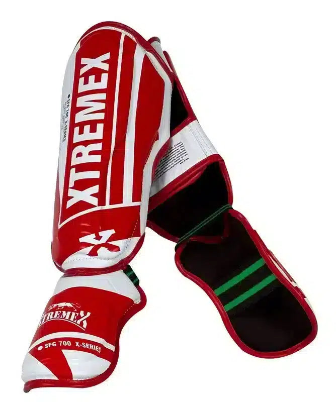 X-SERIES SHIN INSTEP GUARD RED