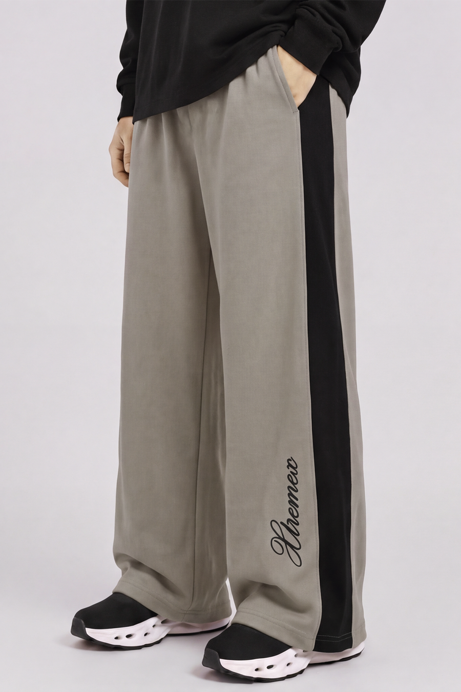 Contrast Stripe Joggers - Sand