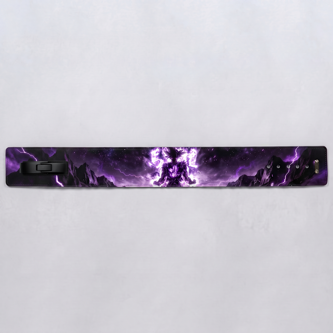 Void Lightning 13mm Powerlifting Lever Belt (Violet)