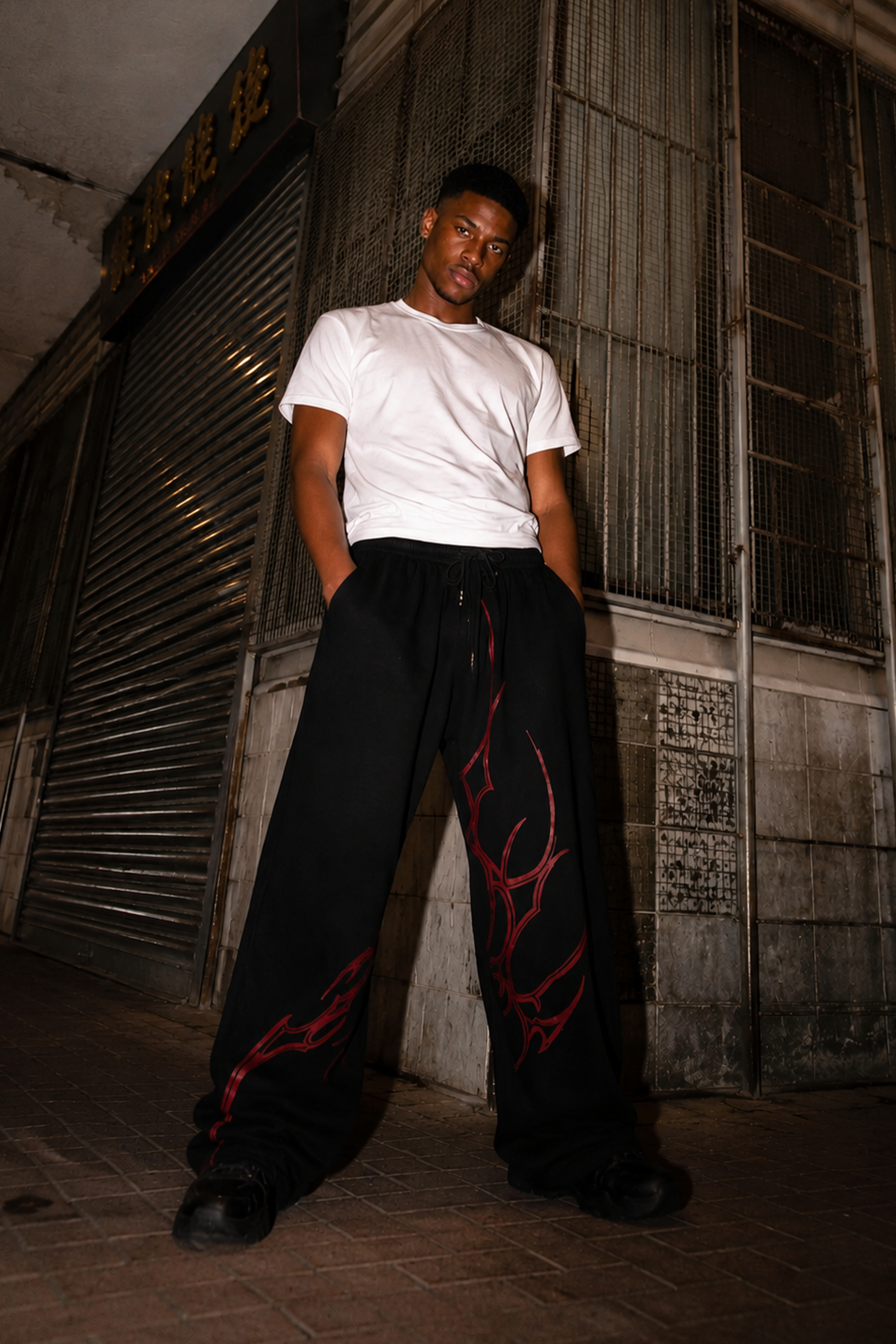 Lava Flow Unisex Joggers - Black