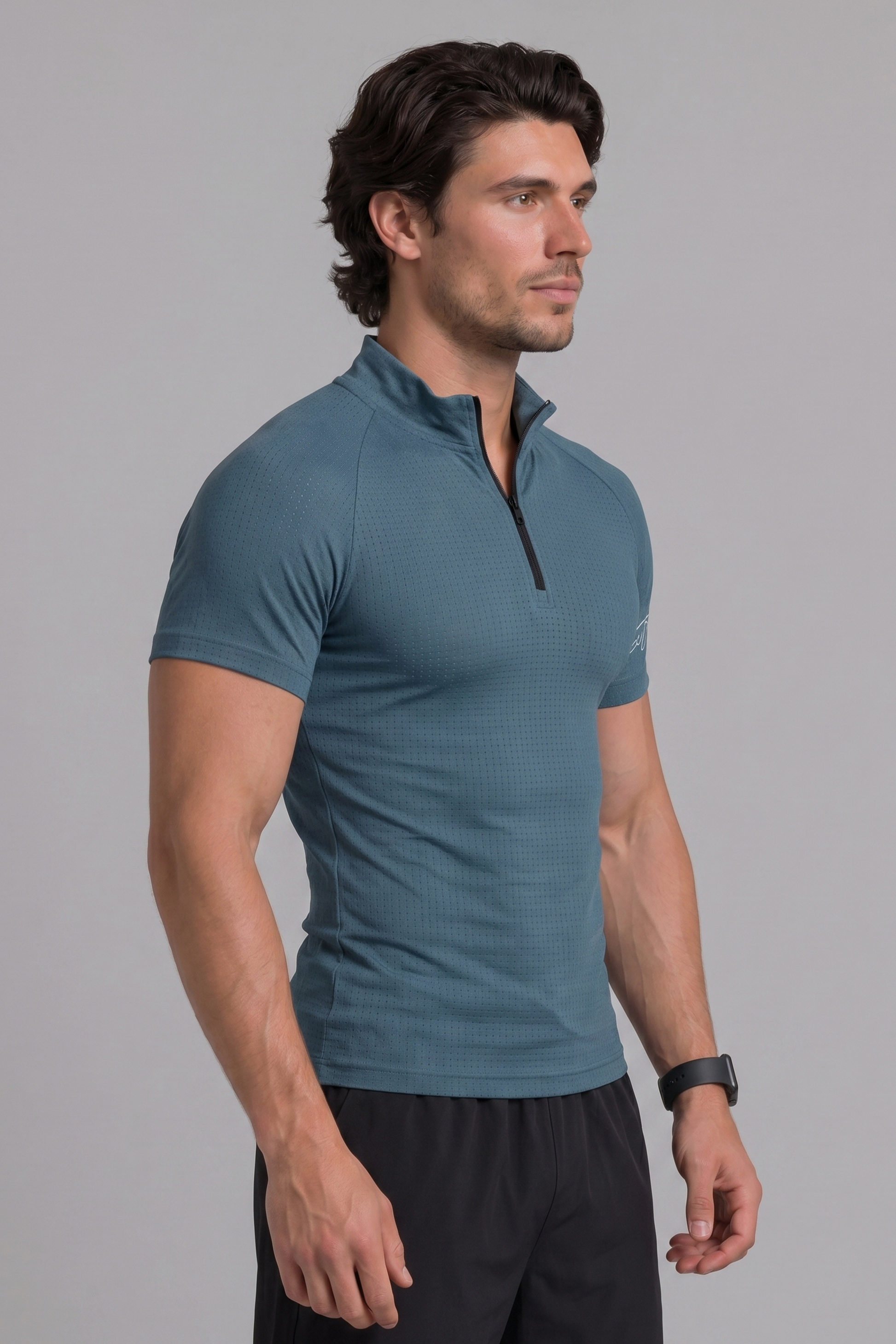 Aero Knit Compression Tshirt Half Sleeve - Teal