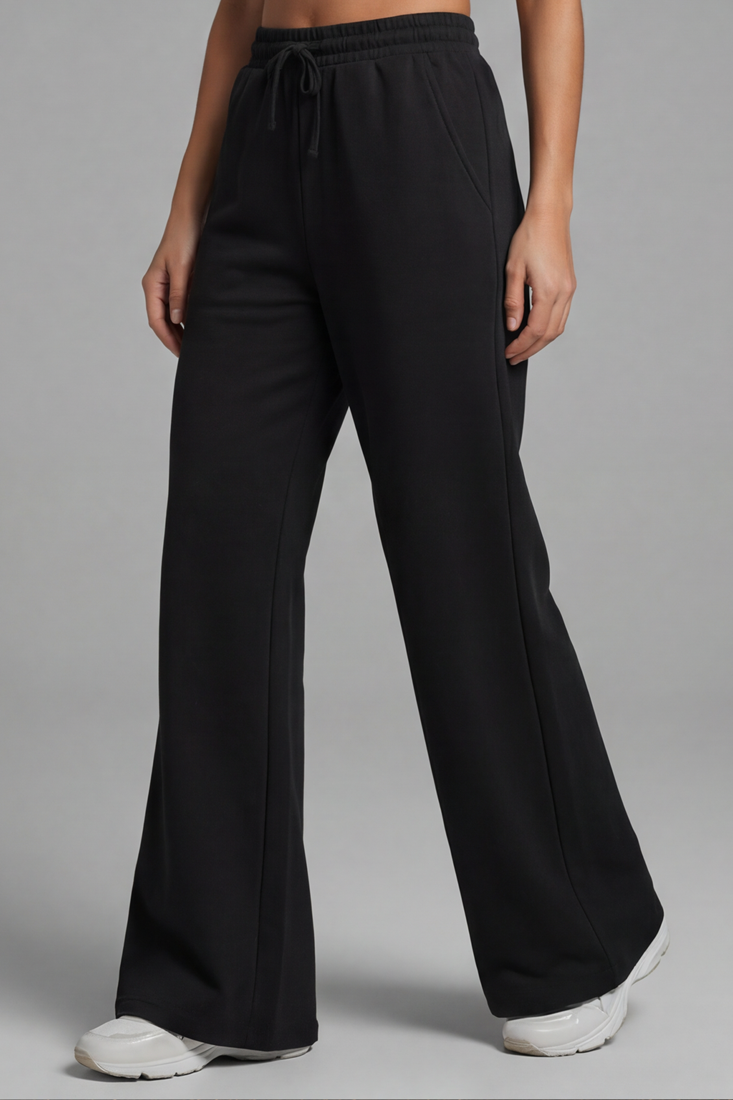 Image of Everyday Flared Pants - Black