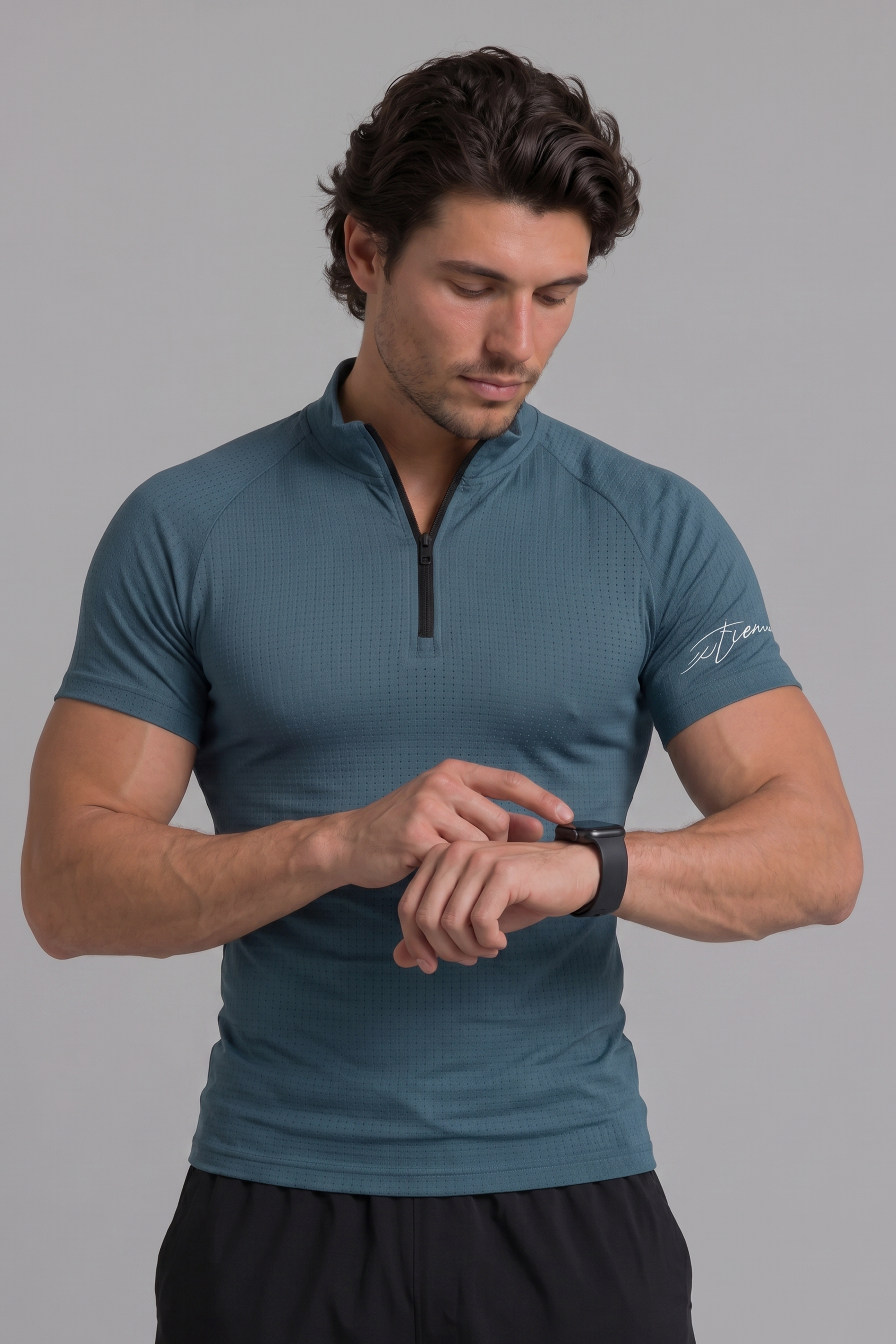 Aero Knit Compression Tshirt Half Sleeve - Teal