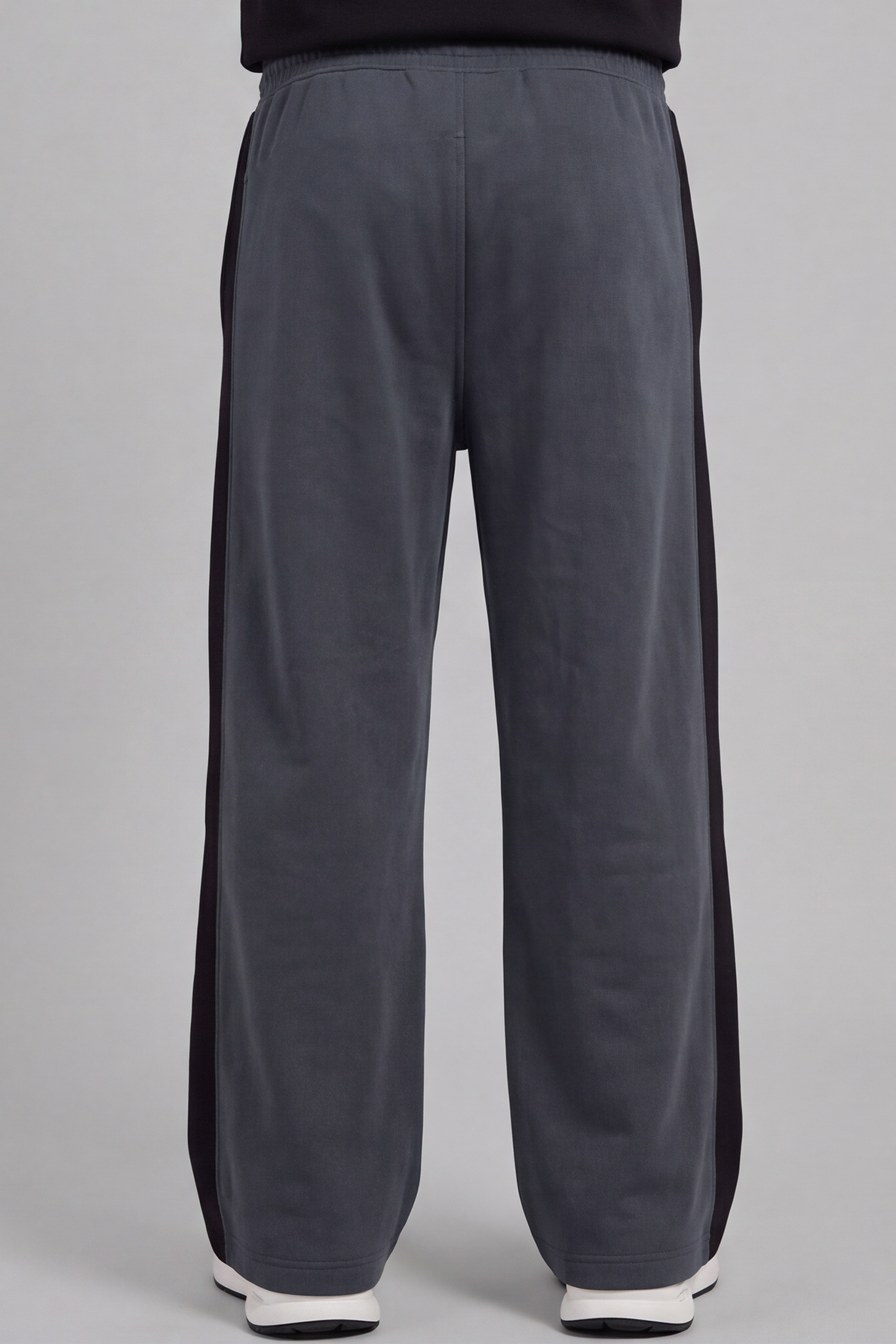 Image of Contrast Stripe Joggers - Gray