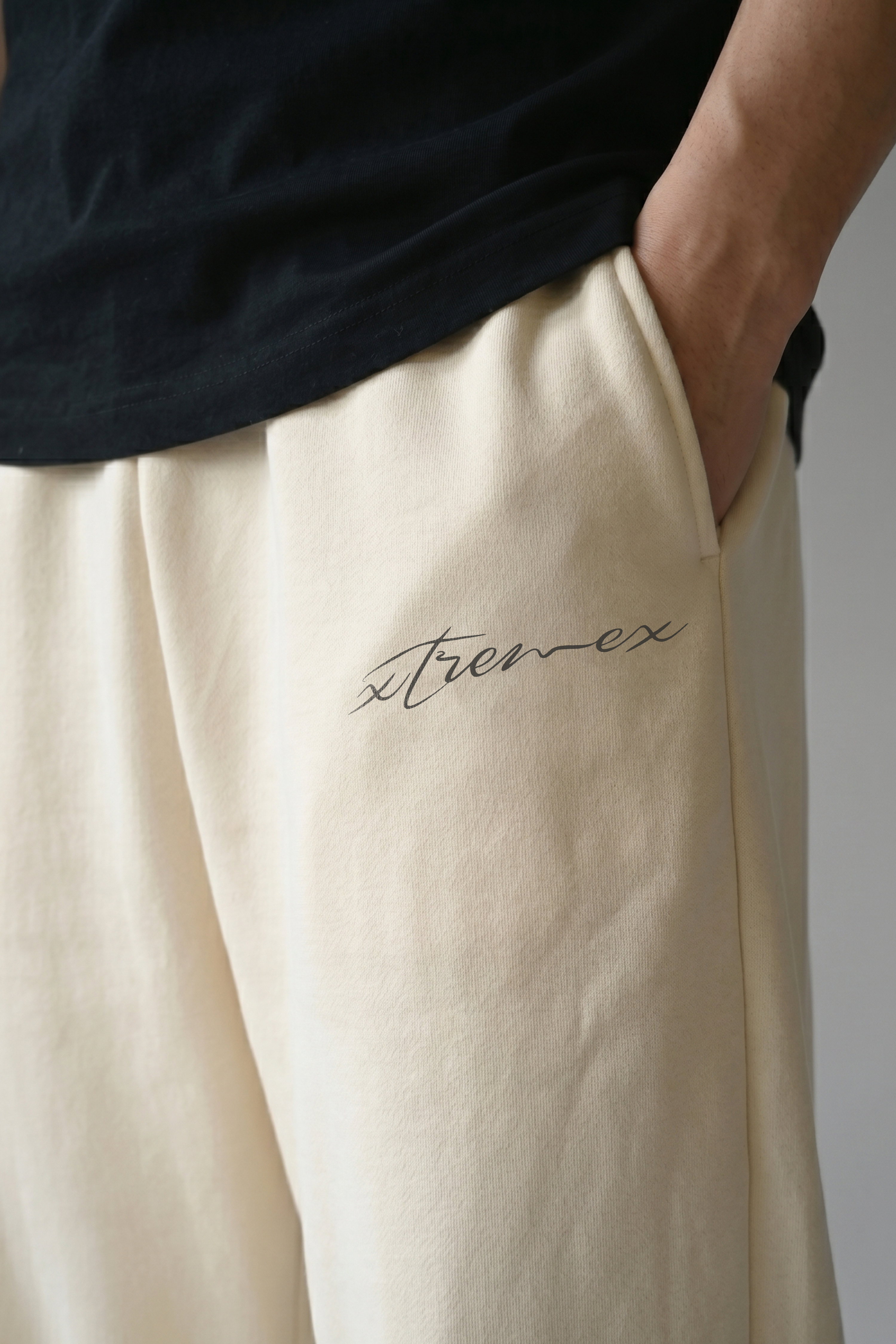 Image of Everyday Unisex Joggers - Beige