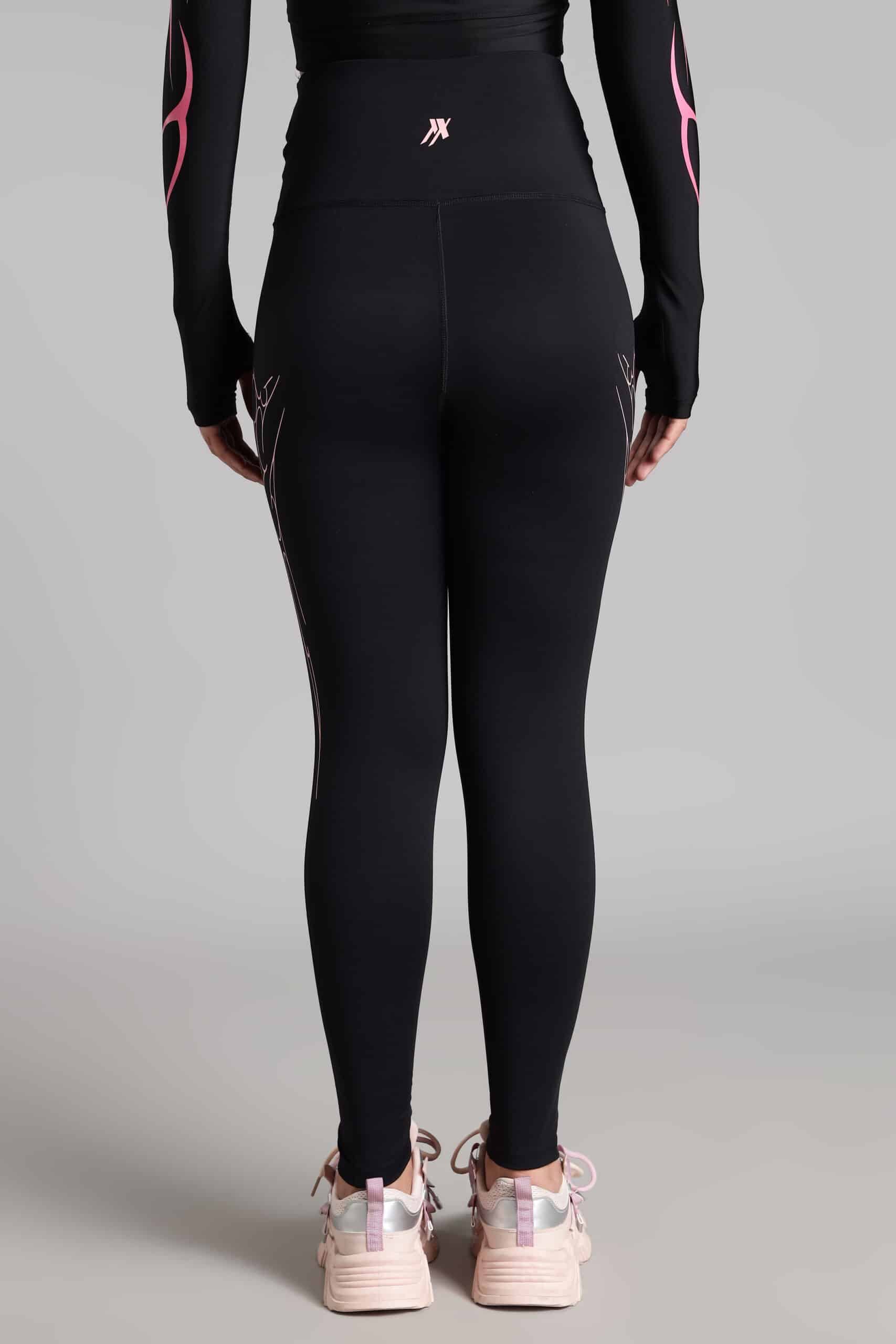 Image of Pink Storm Seamless Leggings