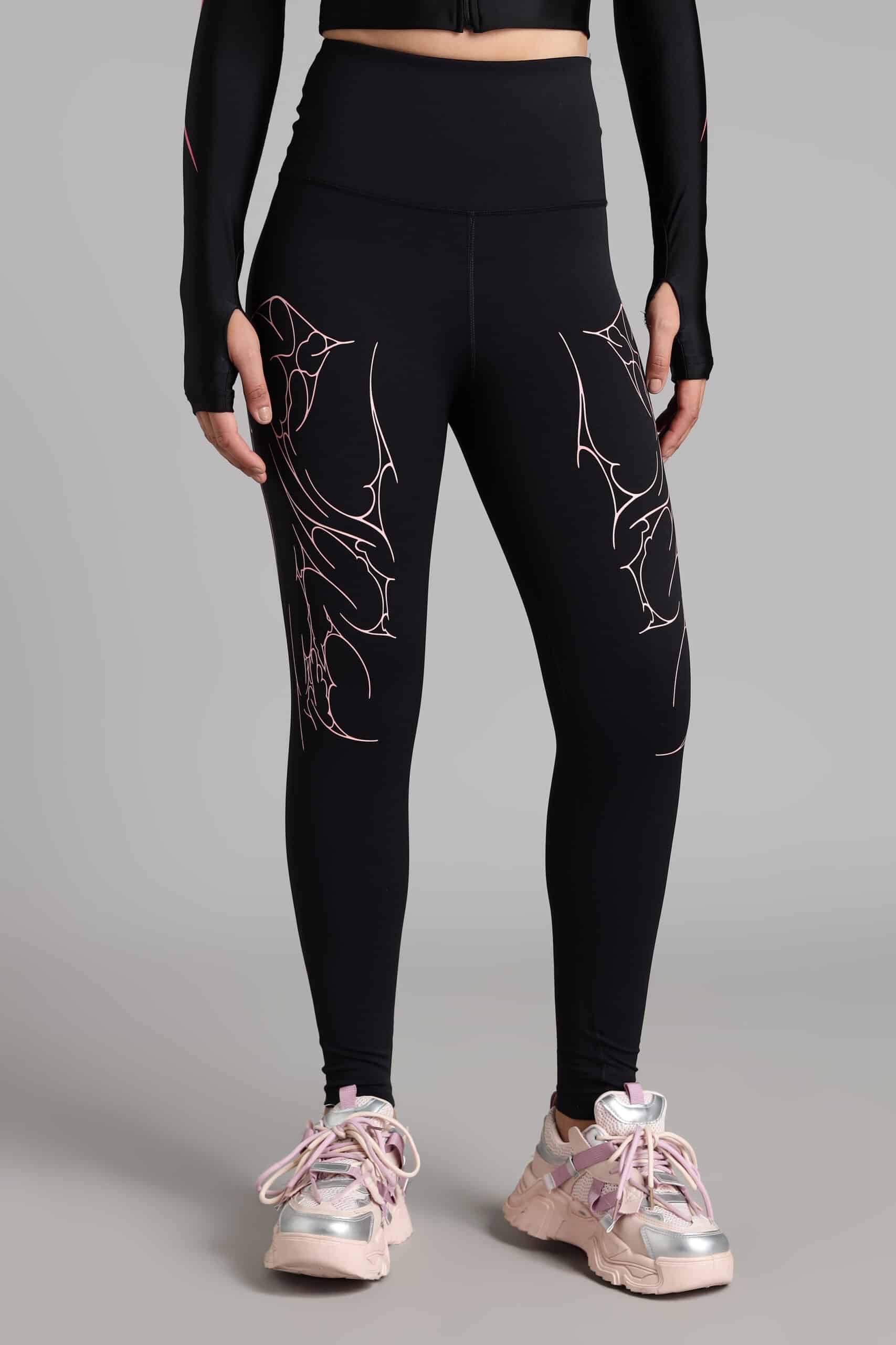 Image of Pink Storm Seamless Leggings