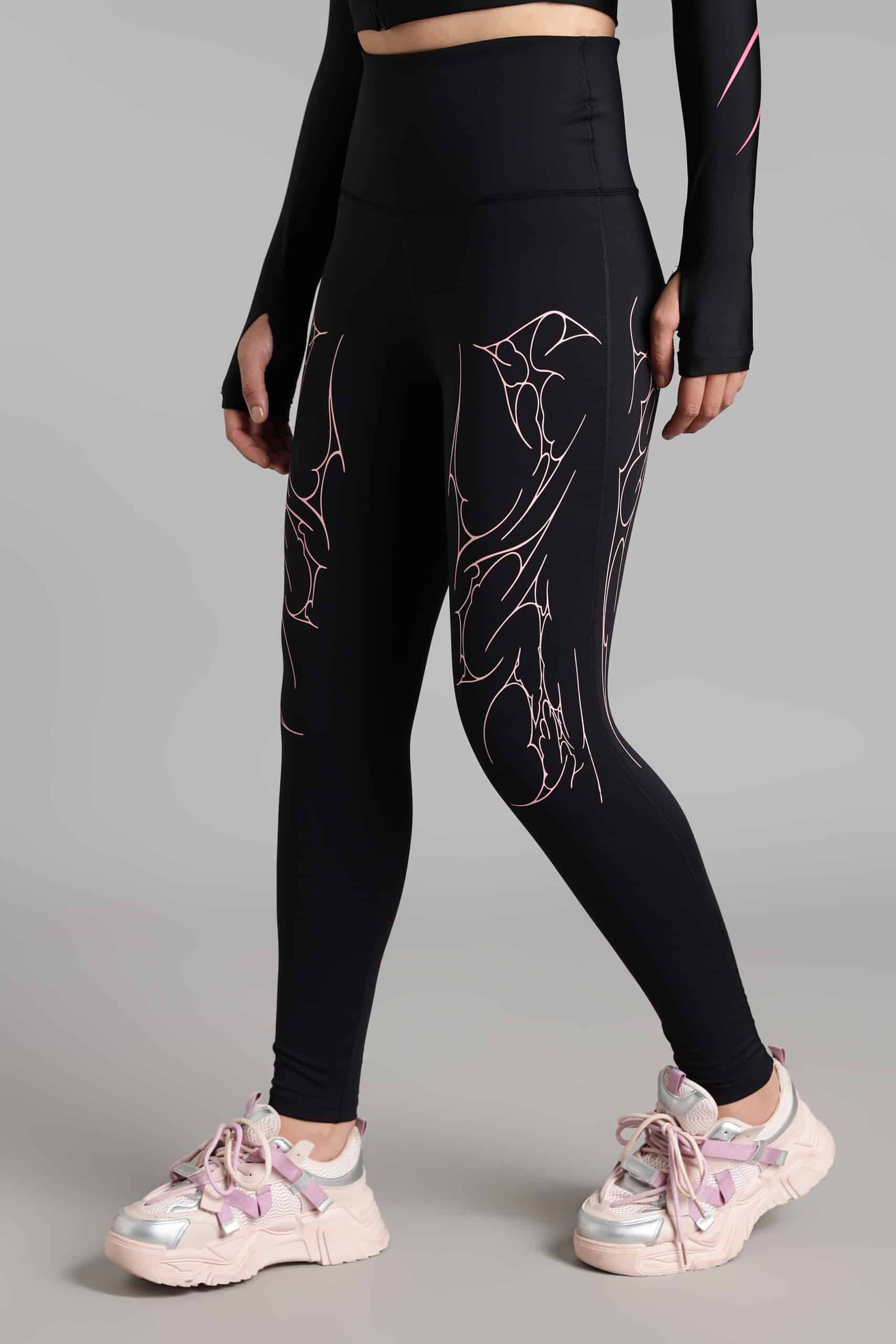 Image of Pink Storm Seamless Leggings