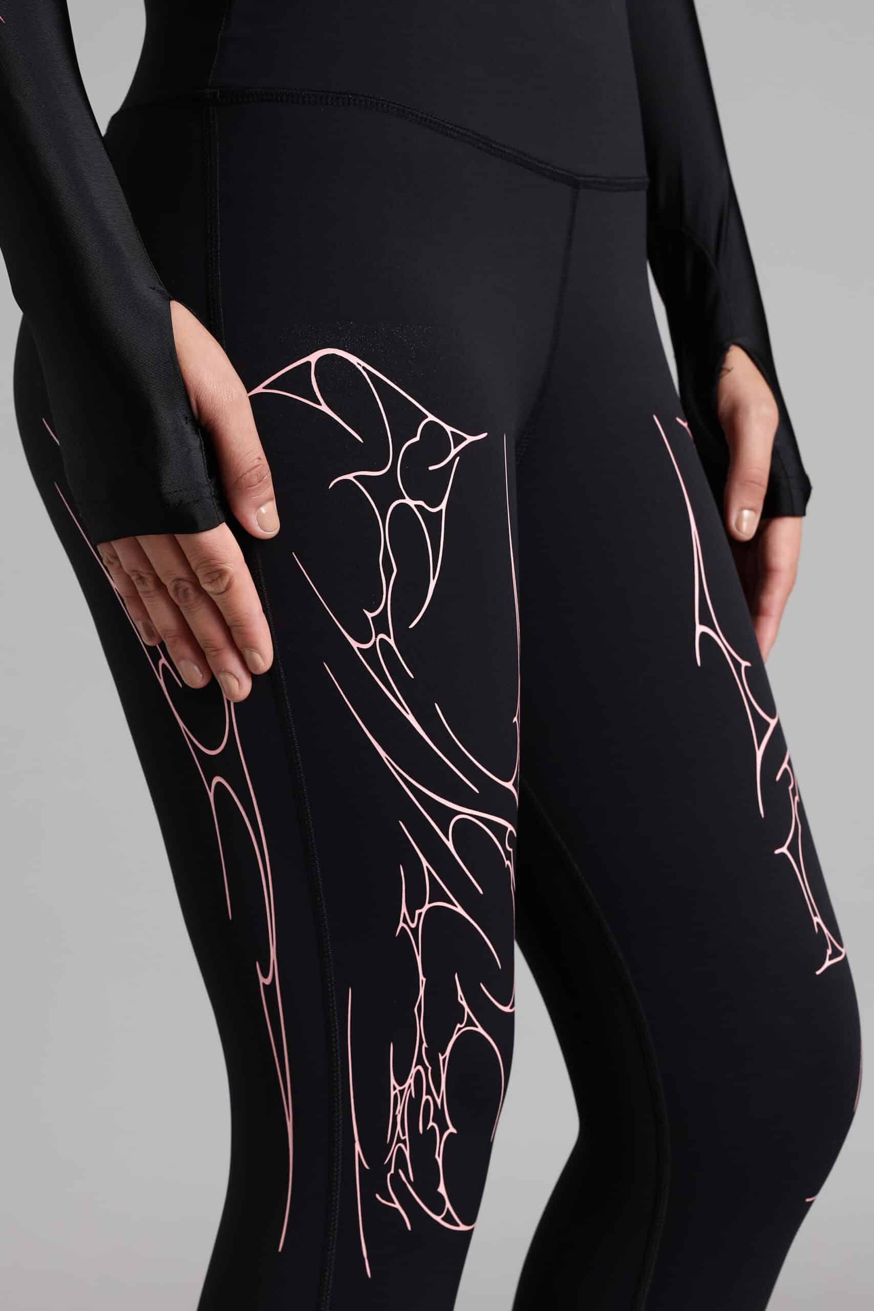 Image of Pink Storm Seamless Leggings