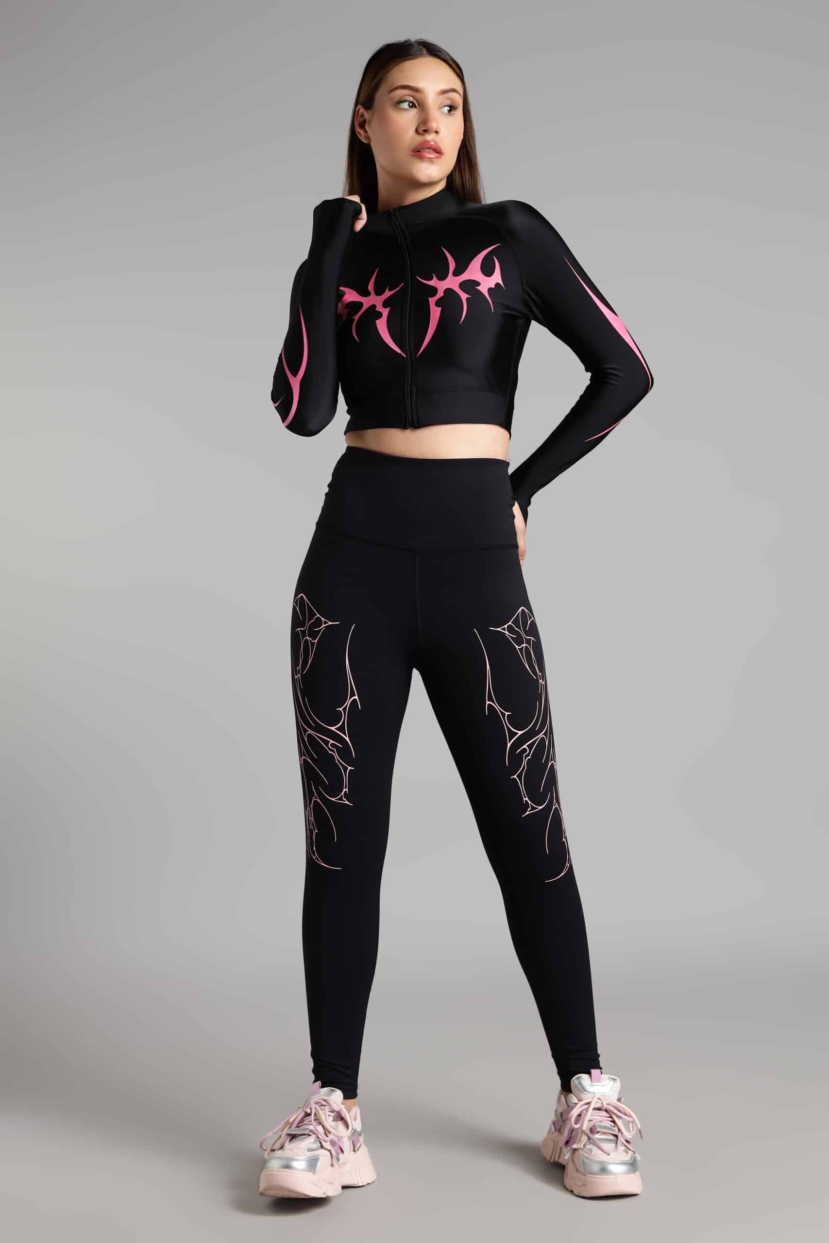 Image of Pink Storm Seamless Leggings