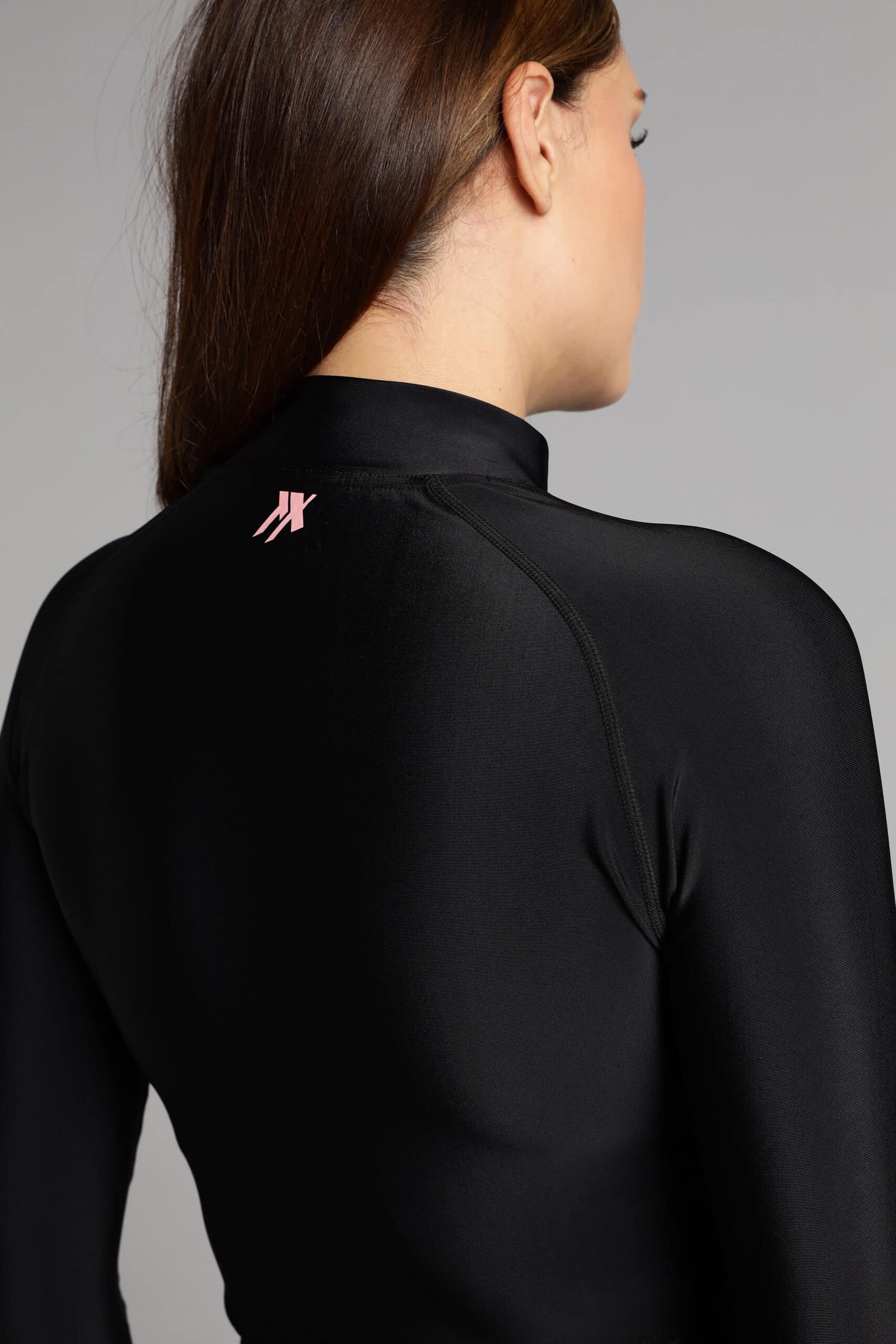 Image of Women Blaze Cropped Compression Zipper