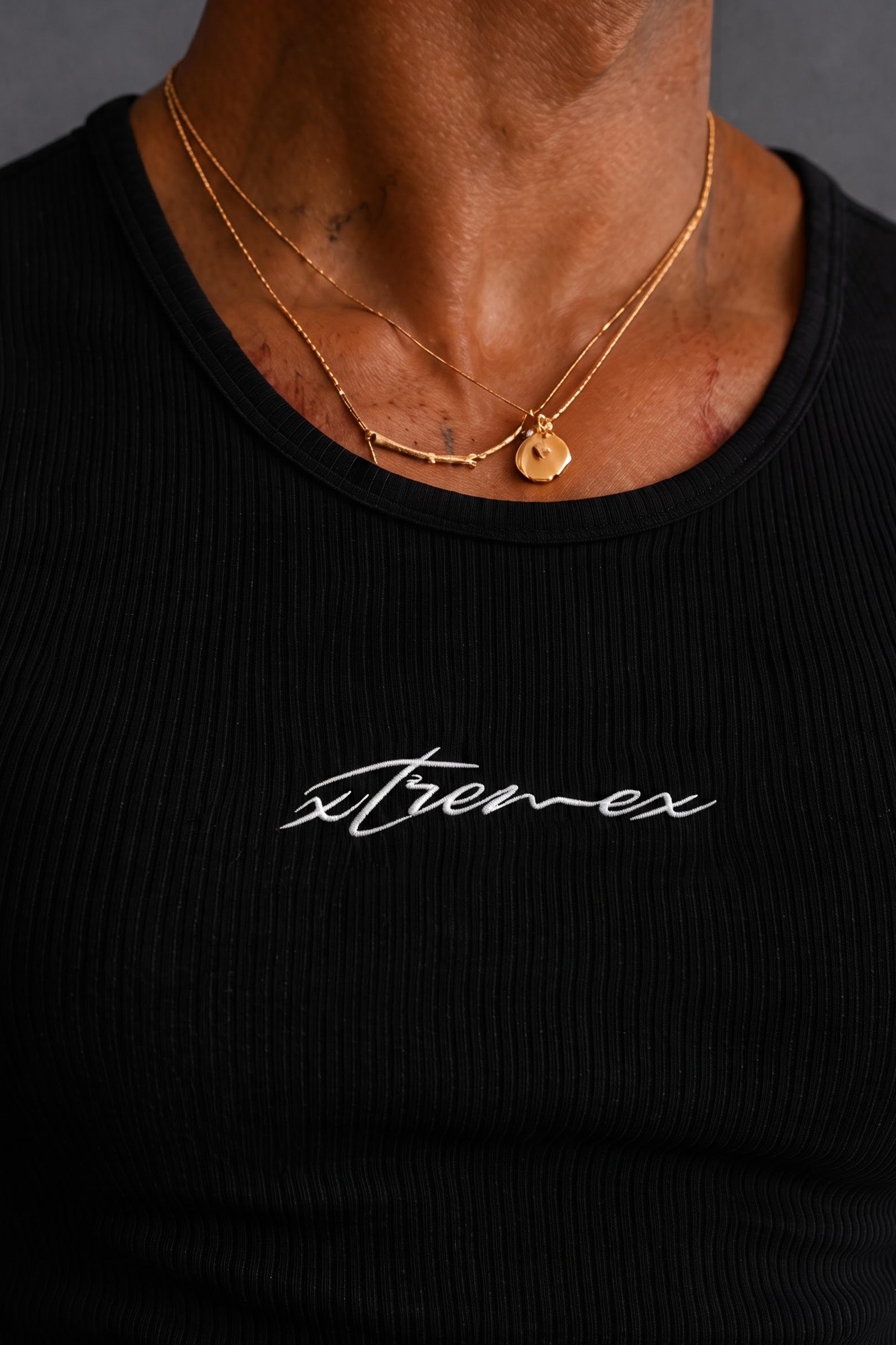 Image of Classic Ribbed Tank - Black