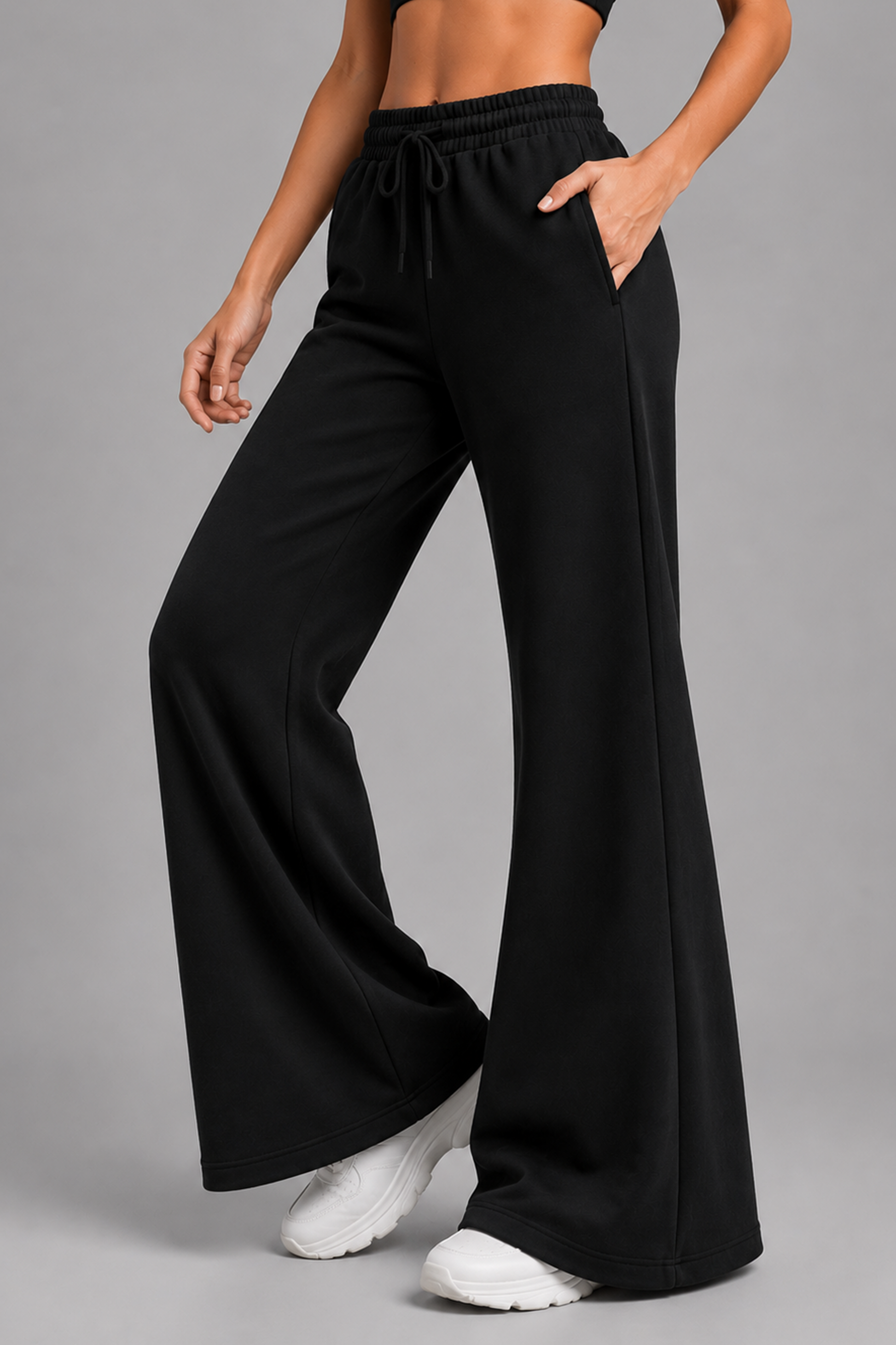 Everyday Flared Pants - Black