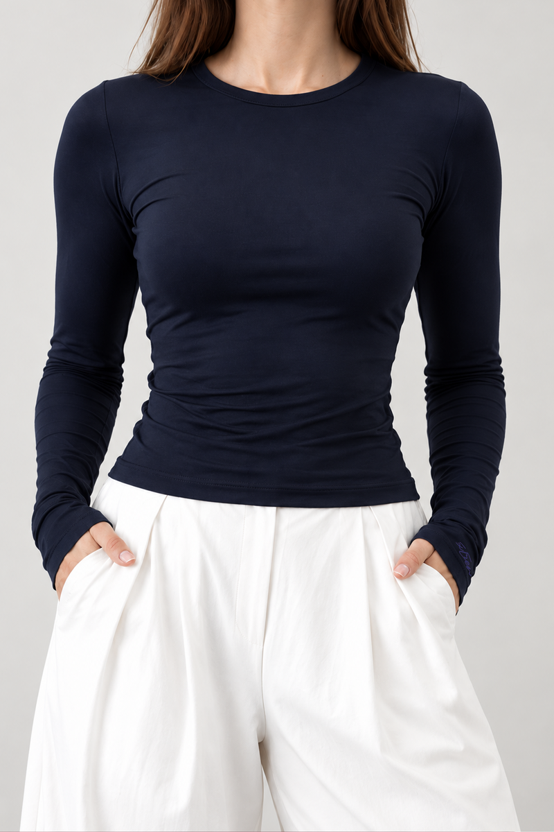 Everyday Slim Fit Top – Blue