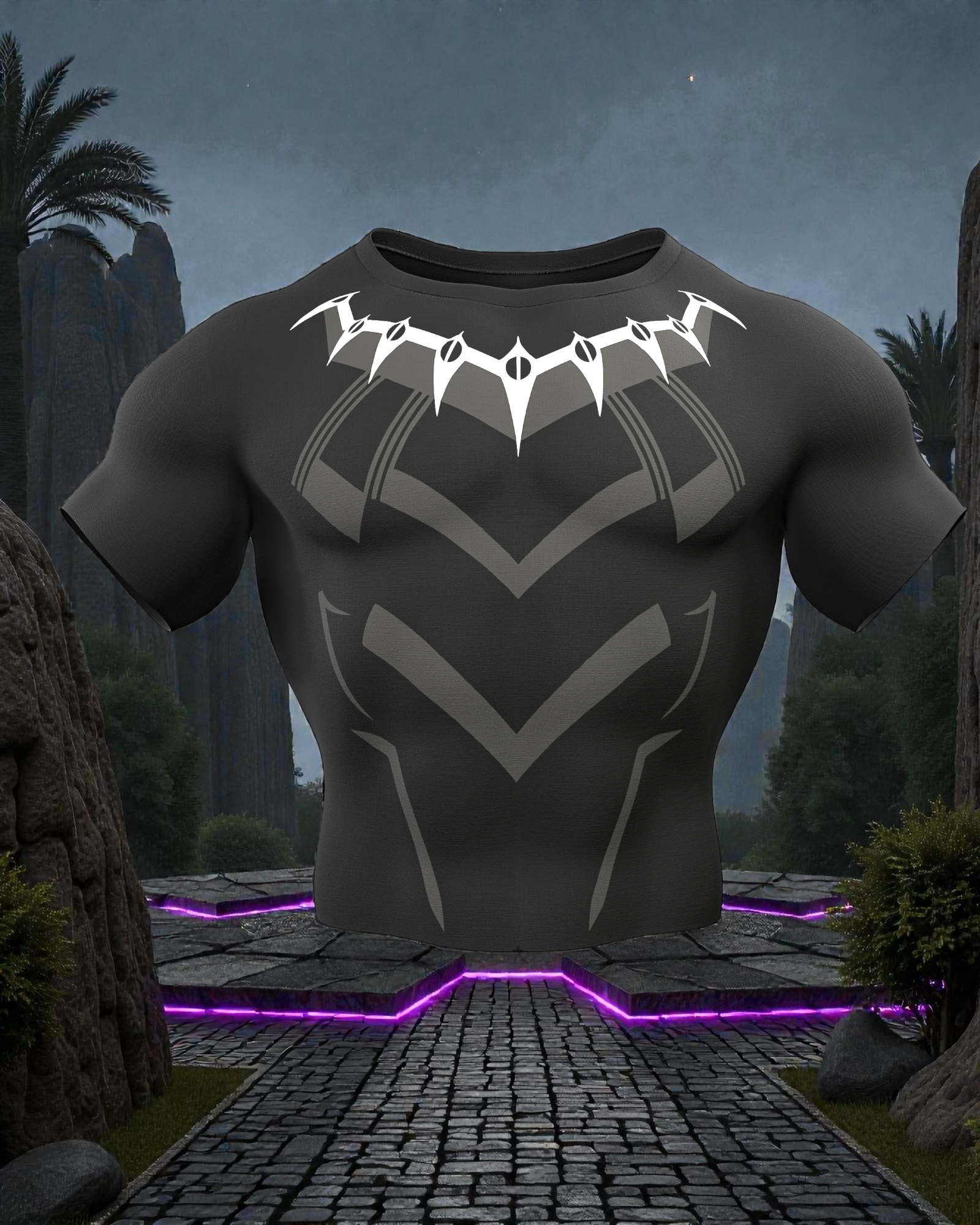 Black Claw Compression Tshirt Half Sleeve