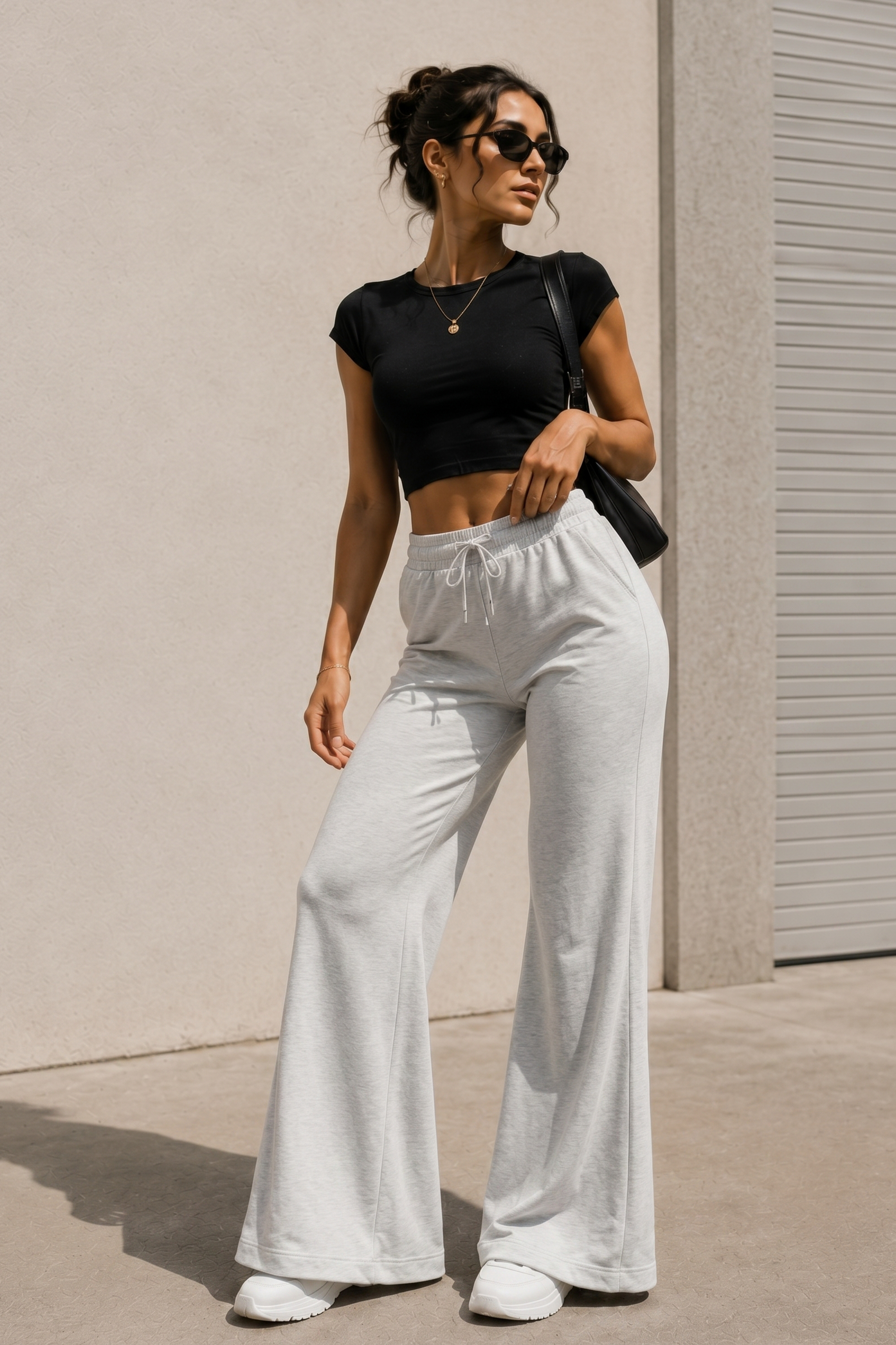 Everyday Flared Pants - Melange