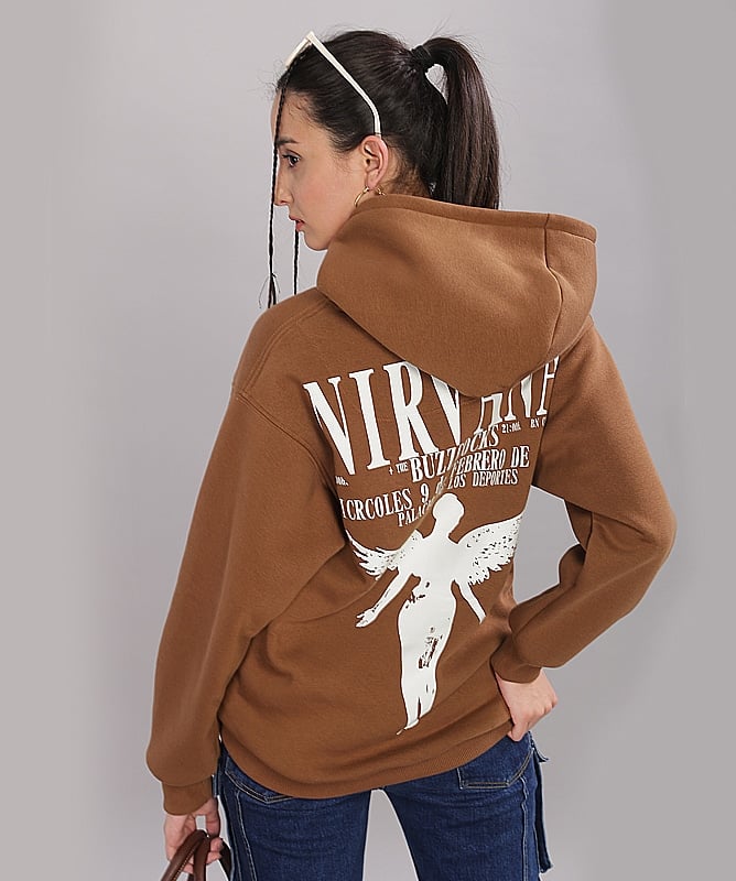 Image of Vintage Nirvana Unisex Oversized Hoodie